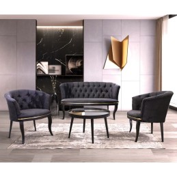 Set canapea Milano negru